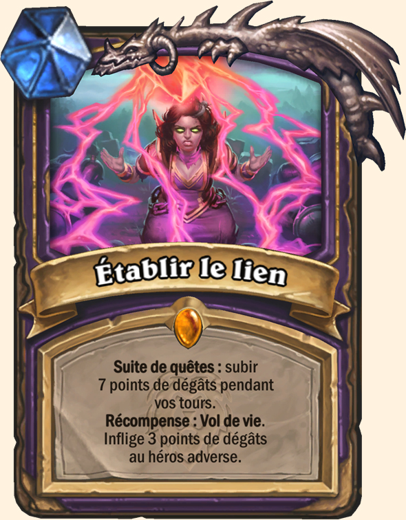 Carte Hearthstone - Etablir le lien