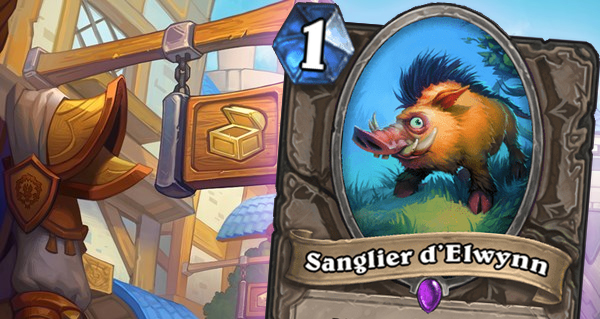 unis a hurlevent : le sanglier d'elwynn, carte epique neutre