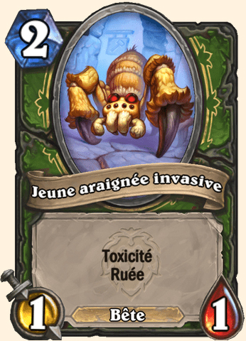 Carte Hearthstone - Jeune araignée invasive