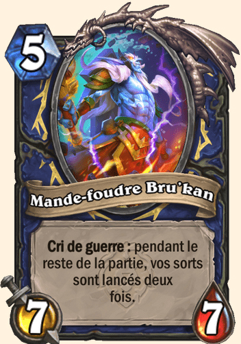Carte Hearthstone - Mande-foudre Bru'kan