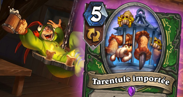tarentule importee : nouveau serviteur epique pour chasseur