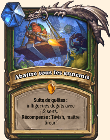 Carte Hearthstone - Abattre les ennemis