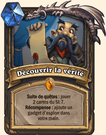 Carte Hearthstone - Découvrir la vérité