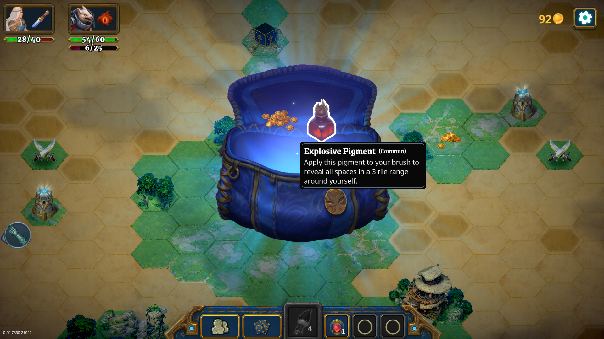 Obtenez un encrier à pigment explosif