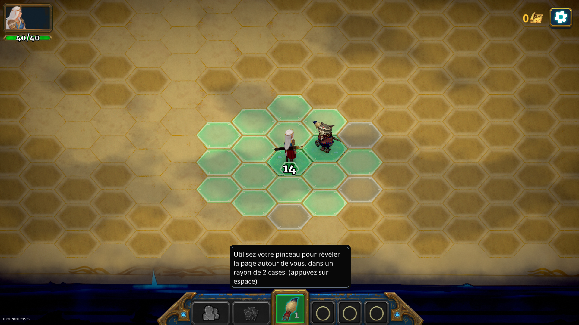 Vous incarnez Sharra dans Roguebook