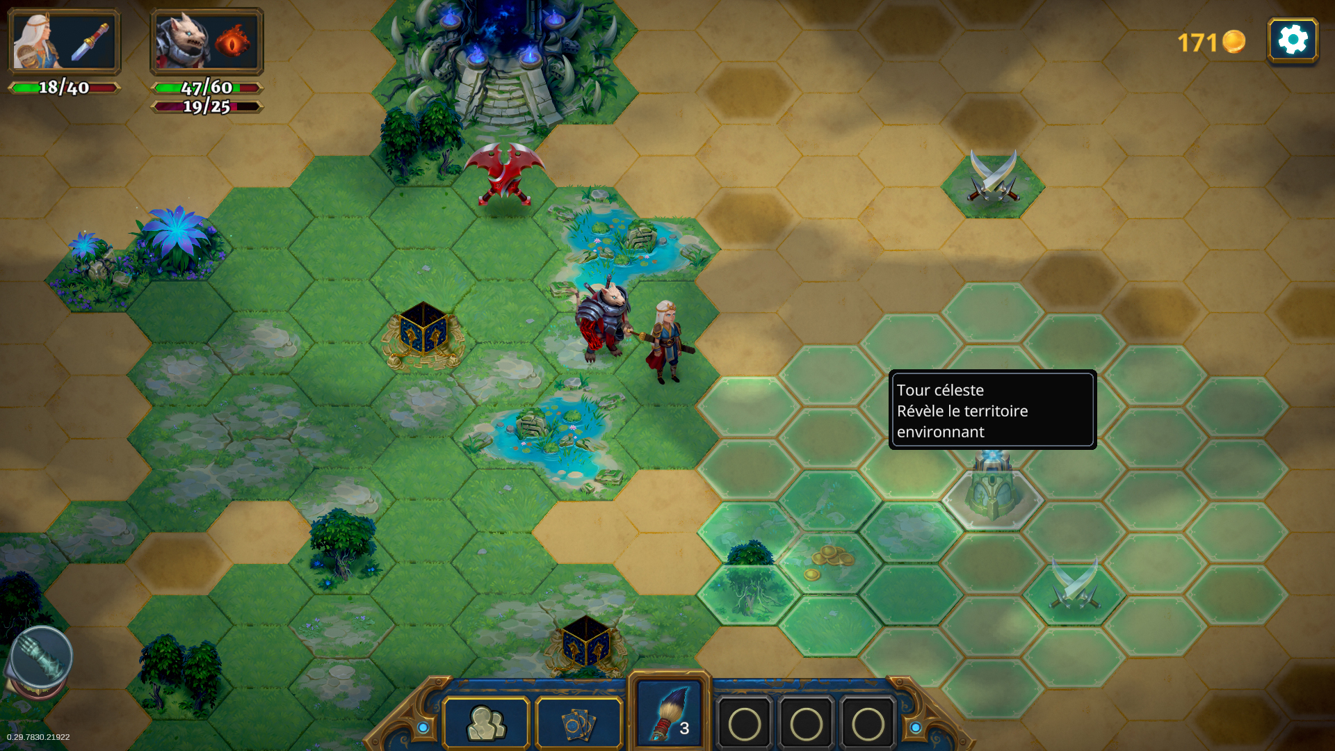 Atteignez la tour céleste afin de découvrir le territoire environnant