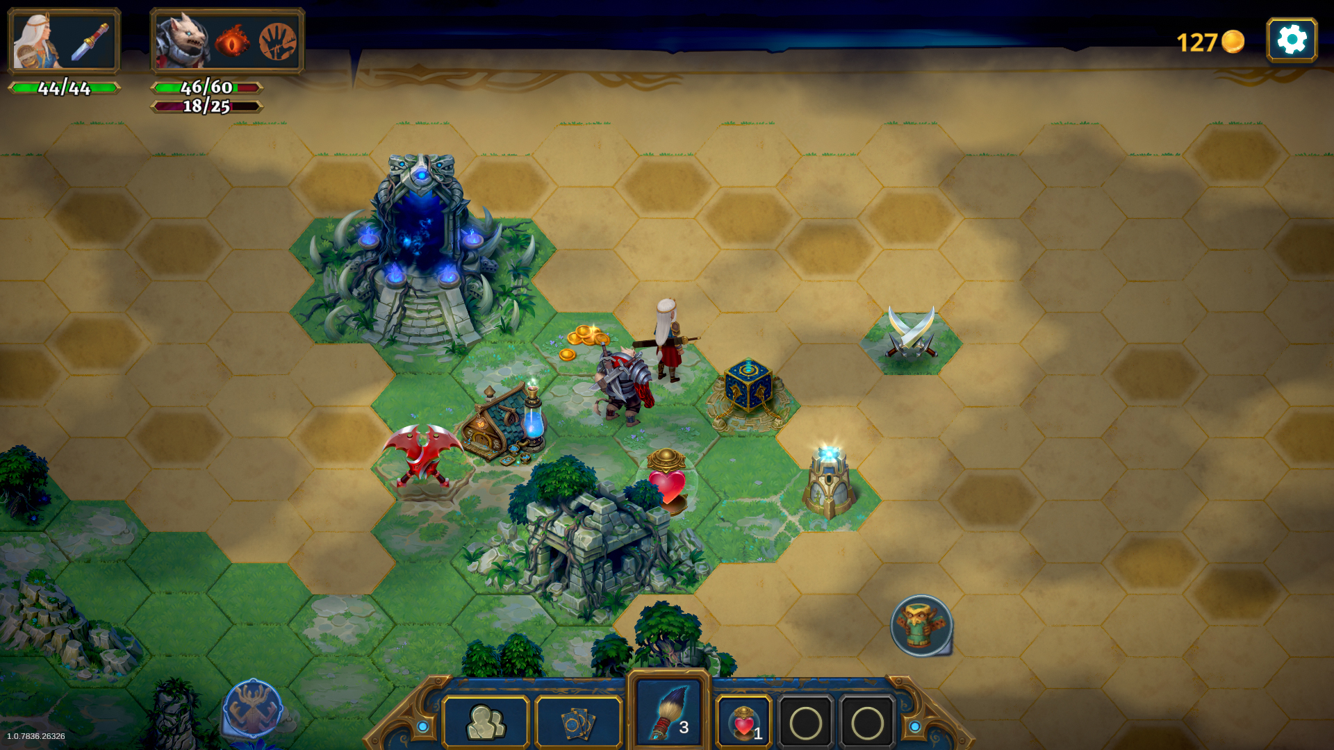 Ramassez tous les objets dans Roguebook afin de progresser