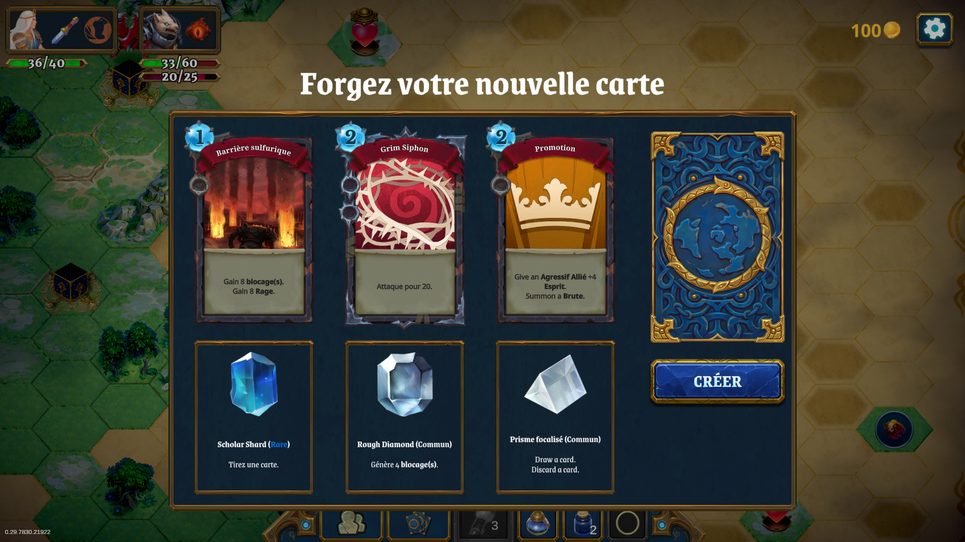 Forgez une nouvelle carte !