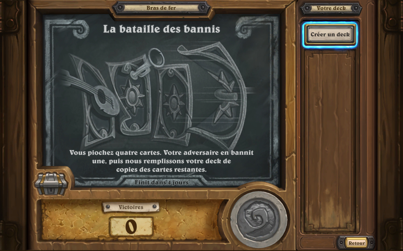 Bras de fer Hearthstone : La bataille des bannis
