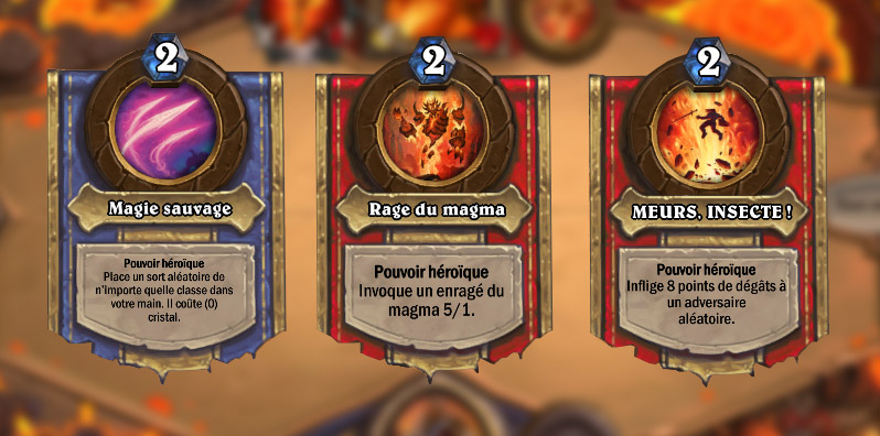 Pouvoirs héroïques de Nefarian et Ragnaros