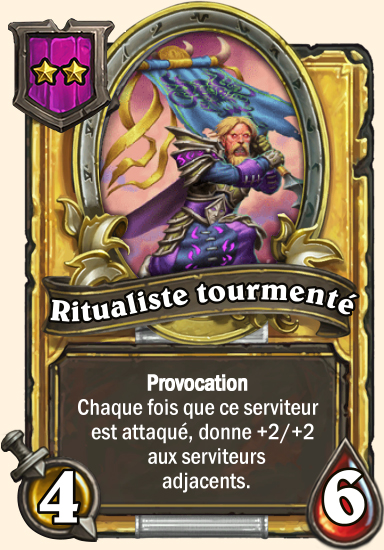 Carte champs de bataille dorée Ritualiste tourmenté