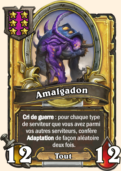 Carte champs de bataille dorée Amalgadon