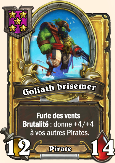 Carte champs de bataille dorée Goliath brisemer