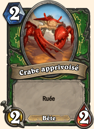 Crabe apprivoisé Tarides