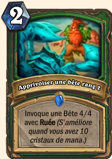 Apprivoiser une bête rang 2 Tarides