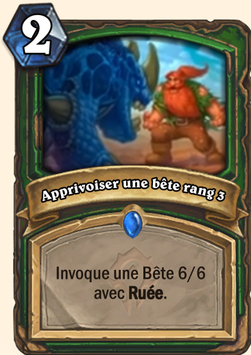 Apprivoiser une bête rang 3 Tarides