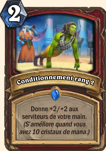 Conditionnement rang 2 Tarides