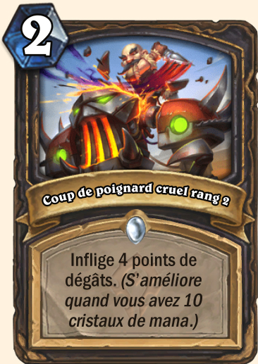 Coup de poignard cruel rang 2 Tarides