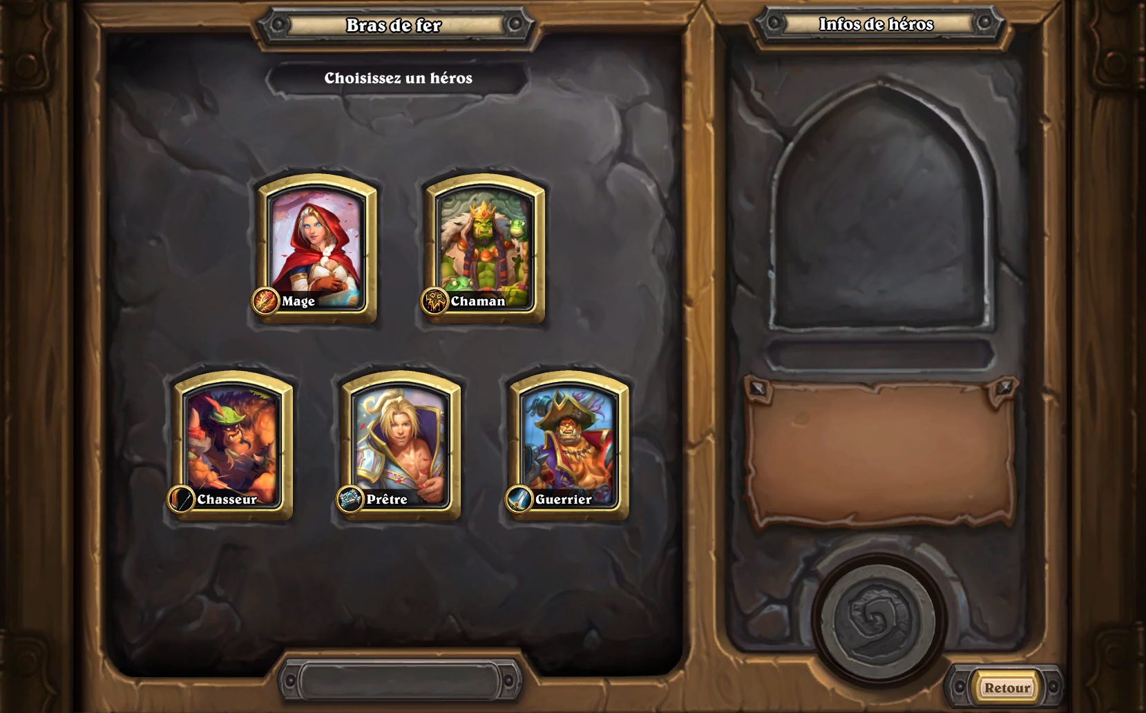 Choisissez un héros contrôlé par l'IA