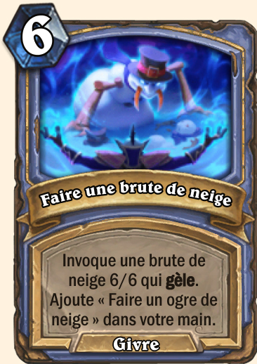 Faire une brute de neige