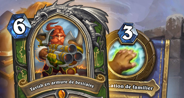 tavish en armure de bestiaire : carte heros pour chasseur