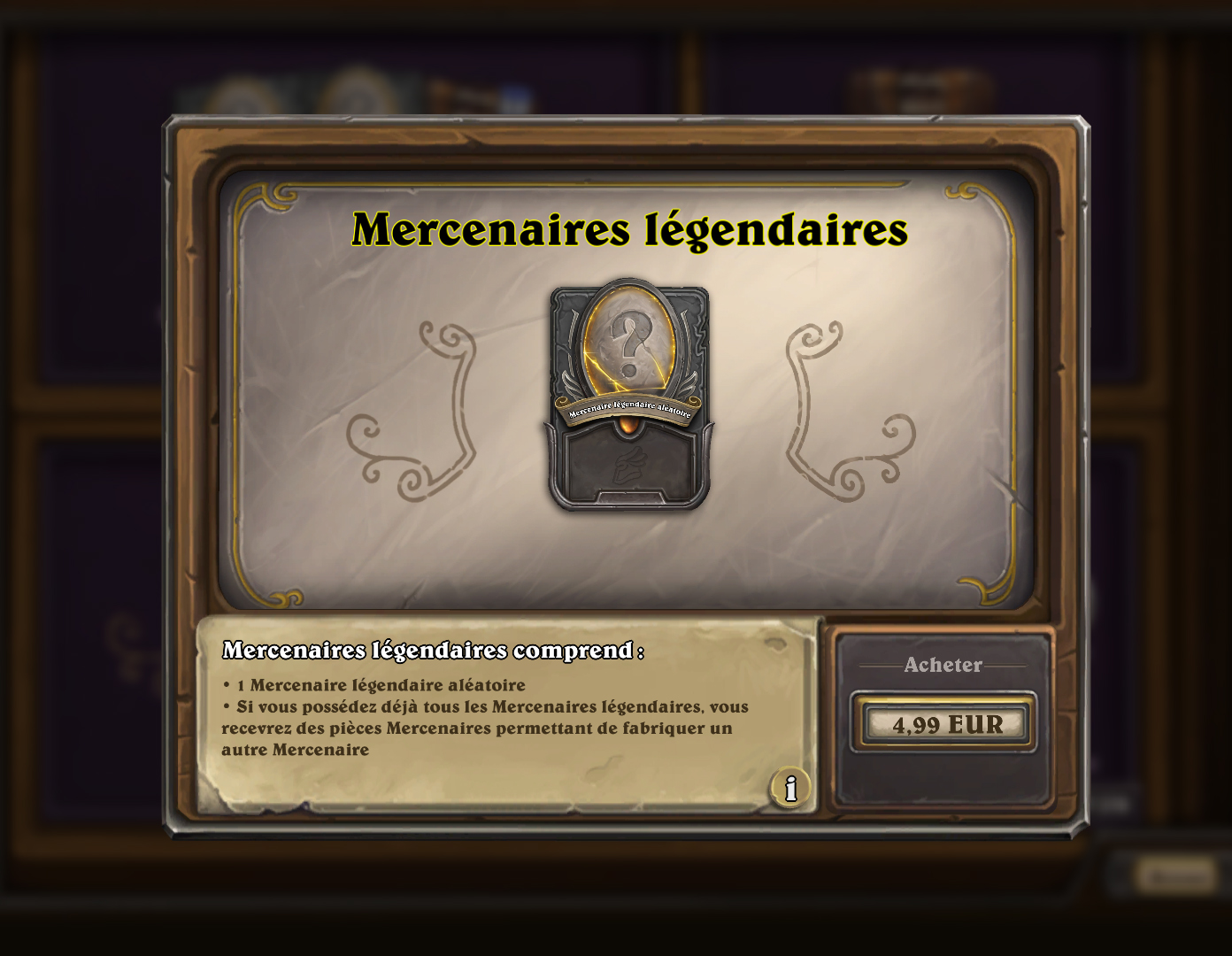 Mercenaires légendaires Mercenaires légendaires