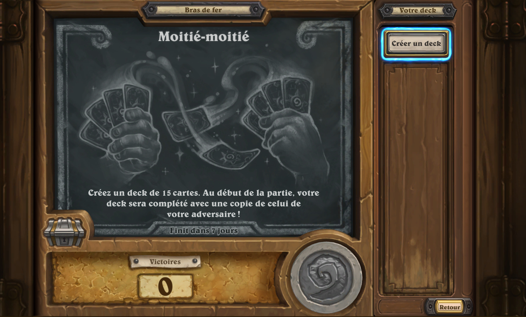 Bras de fer Hearthstone : Moitié-moitié