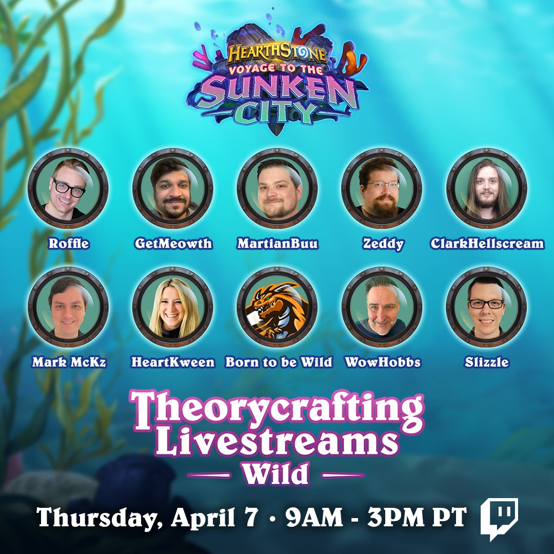 Participants du theorycraft de la cité engloutie