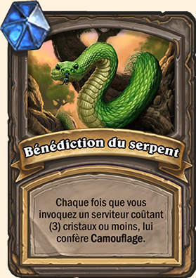 Carte bras de fer - Bénédictions lunaires - Bénédiction du serpent