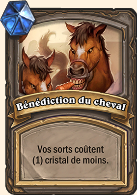 Carte bras de fer - Bénédictions lunaires - Bénédiction du cheval