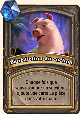 Carte bras de fer - Bénédictions lunaires - Bénédiction du cochon