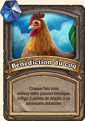 Carte bras de fer - Bénédictions lunaires - Bénédiction du coq