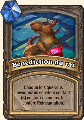 Carte bras de fer - Bénédictions lunaires - Bénédiction du rat