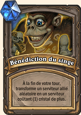 Carte bras de fer - Bénédictions lunaires - Bénédiction du singe