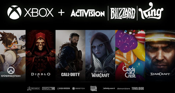 microsoft acquiert activision blizzard pour la somme de 68,7 milliards de dollars