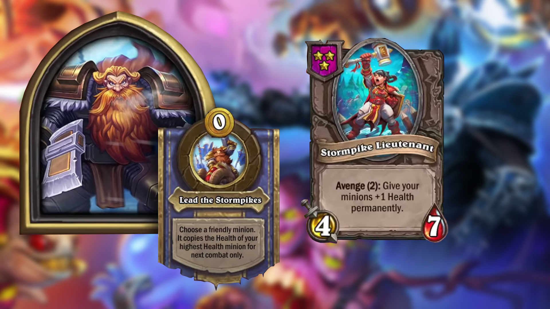 Nouveau héros des Champs de bataille : Vanndar Foudrepique