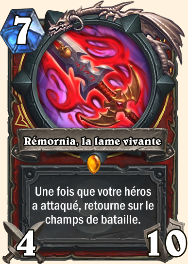 Rémornia, la lame vivante