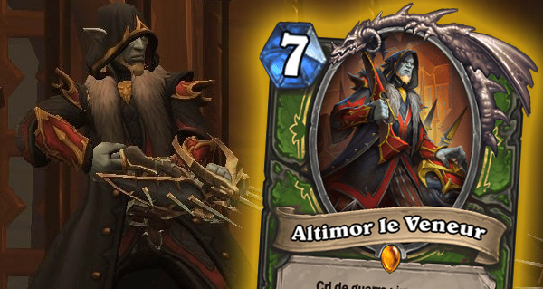 altimor le veneur : carte legendaire pour chasseur
