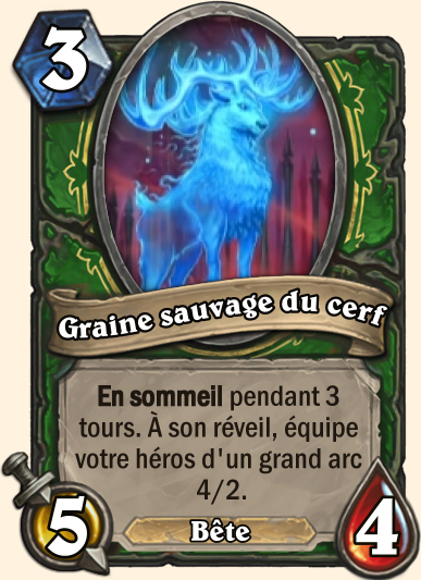 Graine sauvage de cerf