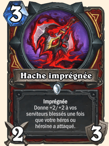 Hache imprégnée