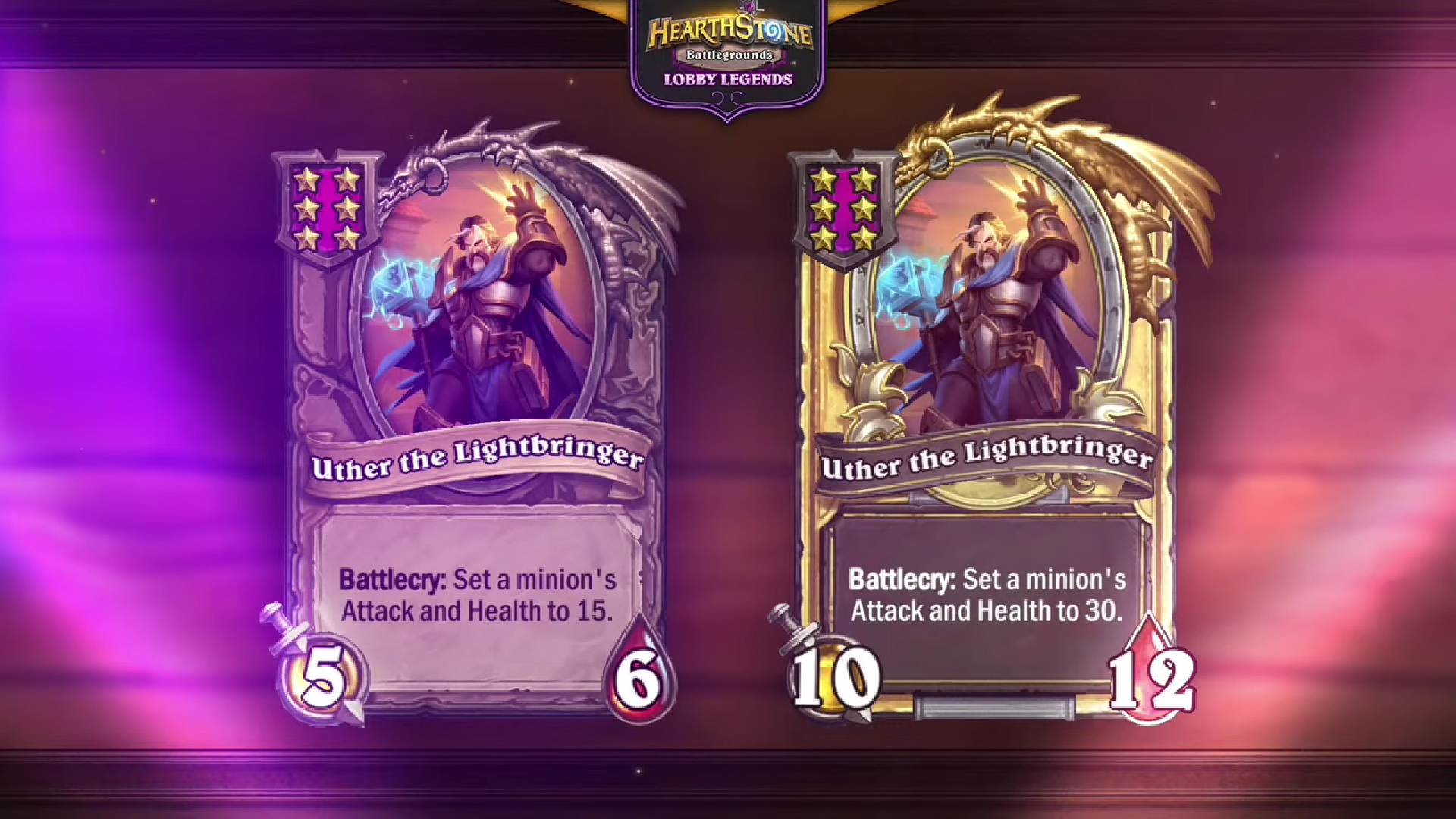 Champs de bataille : Uther the Lightbringer