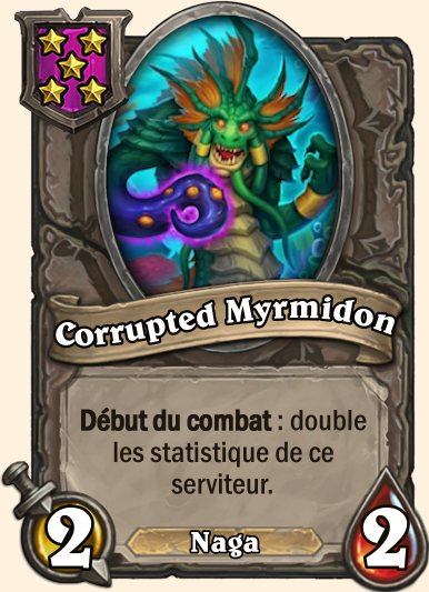 Corrupted Myrmidon Hearthstone - Champs de bataille