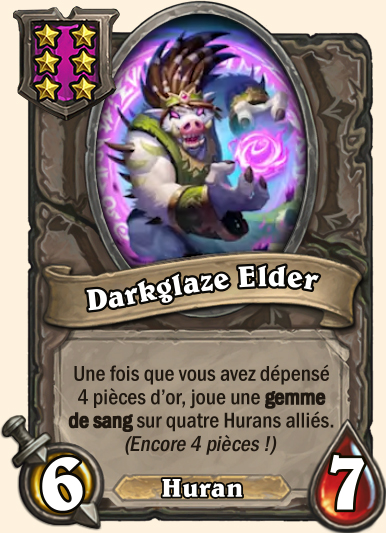Darkglaze Elder Hearthstone - Champs de bataille