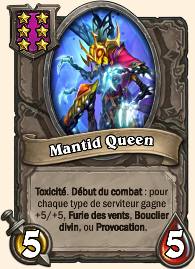 Mantid Queen Hearthstone - Champs de bataille