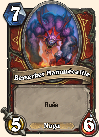 Berserker flammécaille Hearthstone