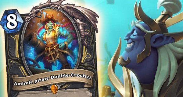 amirale pirate double-crochet : carte legendaire voleur de la cite engloutie