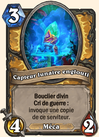 Capteur lunaire englouti