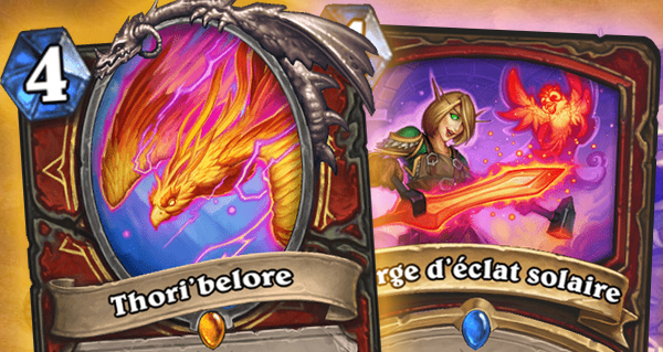 roi-liche : carte legendaire thori'belore et 4 autres cartes guerrier