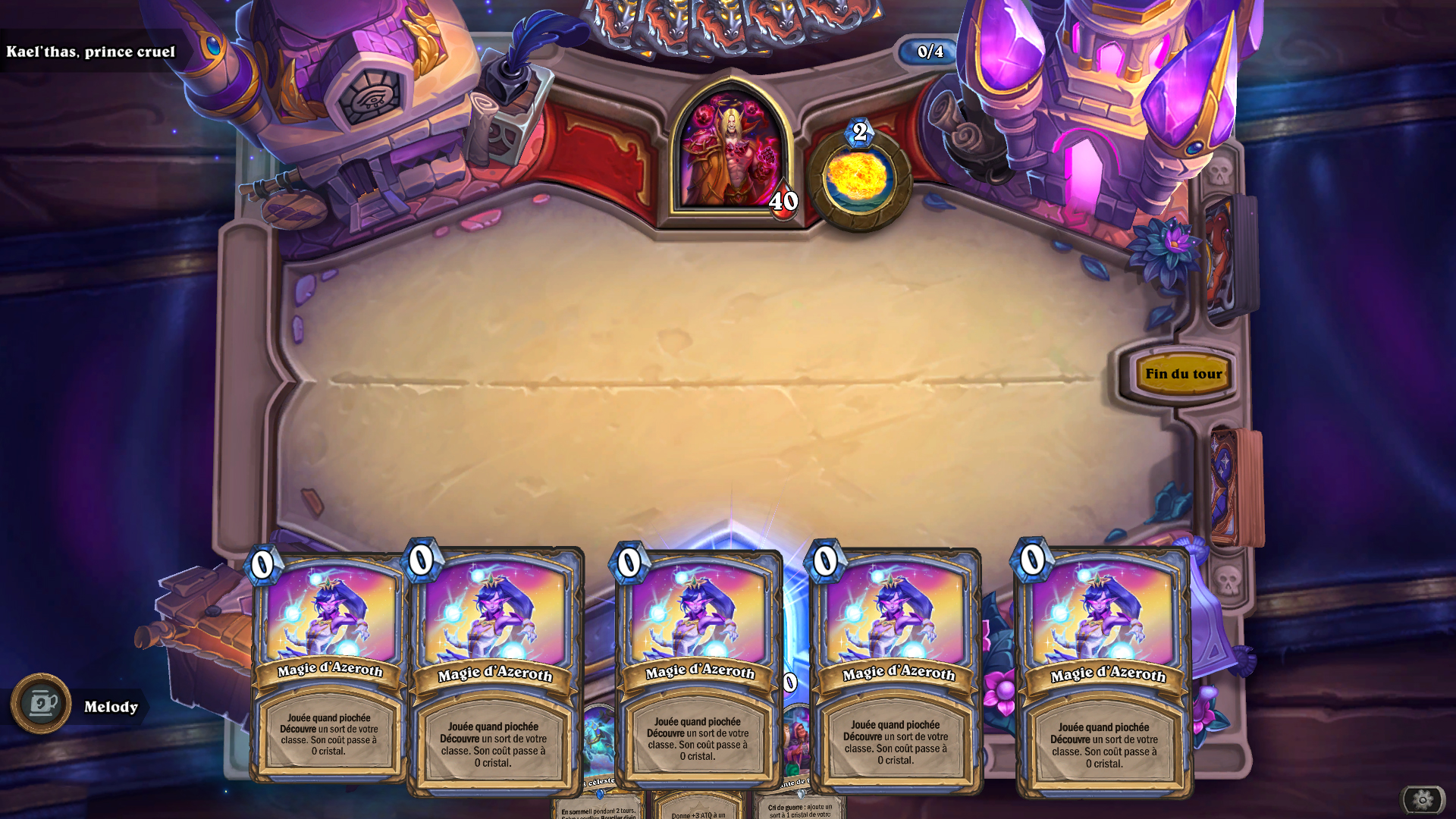 10 cartes Magie d'Azeroth se placent dans votre deck