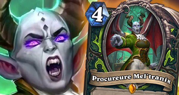 procureure mel'tranix : carte legendaire chasseur de demons